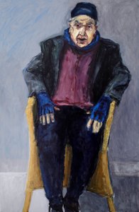 Min far, 2011 (akryl och olja på duk) av Julie Held