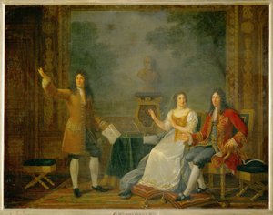 Racine läser "Athalie" inför Ludvig XIV och Mme... av Julie Philipault