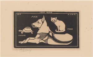 Akbar, Max, Poes (titel på objekt) av Julie de Graag (signed by artist)