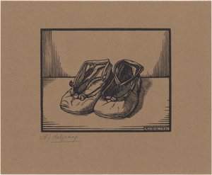 Par skor av Julie de Graag (signed by artist)