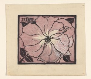 Blomma juni (titel på objekt) av Julie de Graag