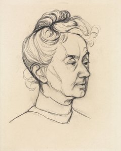 Porträtt av Mrs Corry Pabst av Julie de Graag