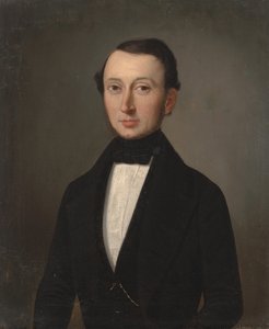 Porträtt av en kreolsk gentleman, ca 1835-37 (olja på duk) av Julien Hudson