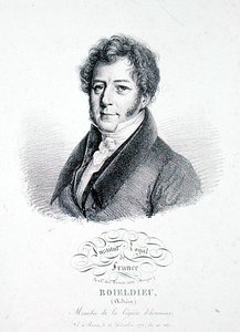 Francois Adrien Boieldieu (1775-1834) 1828 (litho) av Julien Leopold (after) Boilly