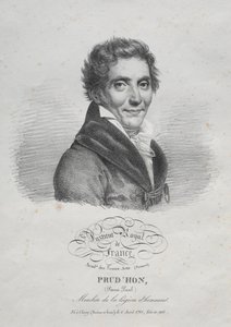 Pierre Paul Prudhon, 1820. av Julien Leopold Boilly