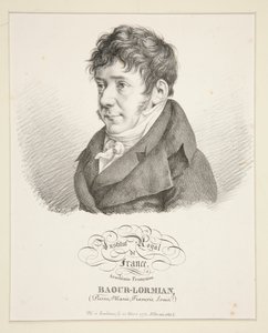 Porträtt av Baour-Lormian (Pierre, Marie, Francois, Louis) av Julien Leopold Boilly