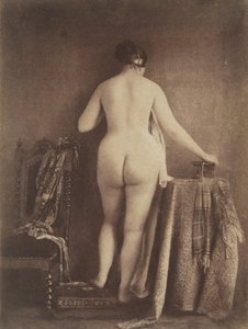 [stående kvinna naken], ca. 1853.