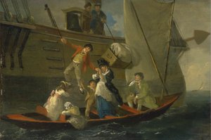 En gift sjömans adieu av Julius Caesar Ibbetson