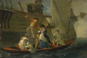 En gift sjömans avsked av Julius Caesar Ibbetson