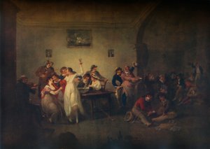 An Unmarried Sailors Return, c1800 av Julius Caesar Ibbetson