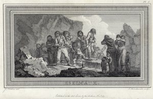 eskimåer av Julius Caesar Ibbetson