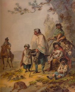 Gipsy tiggare, c1795