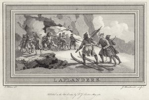 Laplanders av Julius Caesar Ibbetson
