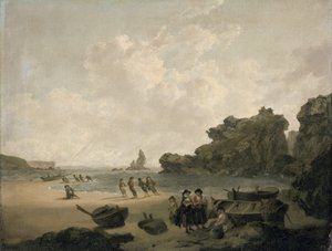 Stack Rock av Julius Caesar Ibbetson