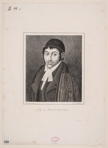 Rabbi I.N. Mannheimer av Julius Friedlænder