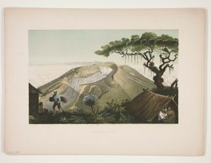 Berg - Gud? (berget Gede) av Julius Friedrich Tempeltey