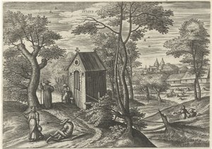 juli Ivlivs (titel på objekt) De tolv månaderna (serietitel) av Julius Goltzius