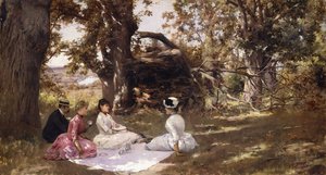 Picknick under träden, 1896