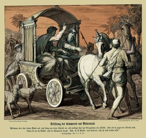 Kammarherrens omvändelse, Apostlagärningarna av Julius Schnorr von Carolsfeld