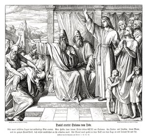 Daniel skonar Susannas liv, Susanna och Daniel av Julius Schnorr von Carolsfeld