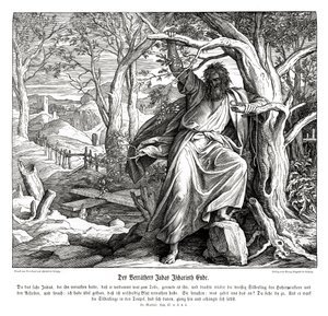 Judas Iskariots död, Matteusevangeliet av Julius Schnorr von Carolsfeld