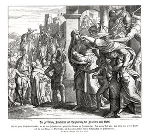 Jerusalems fall, 2 Kungl av Julius Schnorr von Carolsfeld