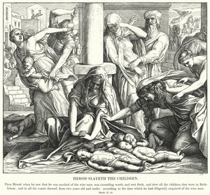Herodes dödar barnen av Julius Schnorr von Carolsfeld