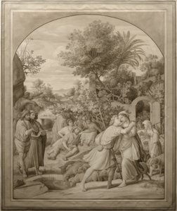 Jakob och Rachel vid brunnen av Julius Schnorr von Carolsfeld
