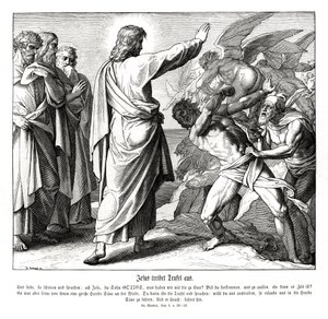 Jesus driver ut demonerna, Matteusevangeliet