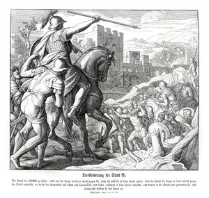 Joshua intar staden Ai, Joshua av Julius Schnorr von Carolsfeld