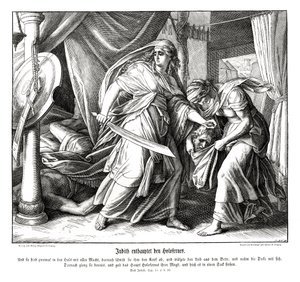 Judith halshuggar Holofernes, Judiths bok av Julius Schnorr von Carolsfeld