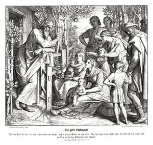 Uppfostra barn, Siraks bok av Julius Schnorr von Carolsfeld