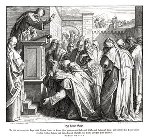 Folkets omvändelse, Nehemja av Julius Schnorr von Carolsfeld
