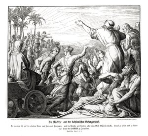 Återvänd från Babylon, Esra av Julius Schnorr von Carolsfeld