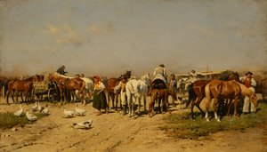 Marknaden av Julius von Blaas