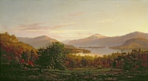 Utsikt över Lake George av Junius R. Sloan