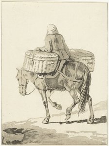 Kvinna på häst av Jurriaan Cootwijck (attributed to)