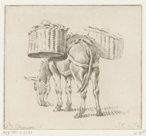 Laddad åsna