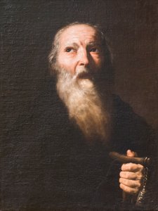 Sankt Antonius Abbe av Jusepe de (1591-1652) Ribera
