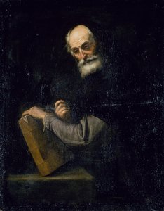 A Philosopher, ca 1640 (olja på duk) av Jusepe de Ribera
