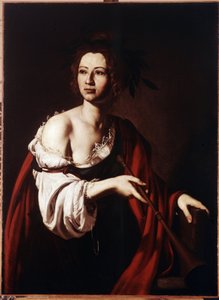 Historiens allegori. Målning av Jose de Ribera kallad il Spagnoletto ""spanjoren"" (1591-1652) av Jusepe de Ribera