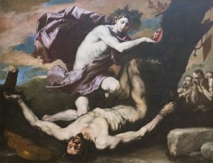Apollo och Marsyas av Jusepe de Ribera