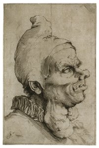 Stort groteskt huvud, c.1622 av Jusepe de Ribera