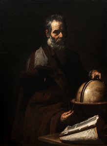 Filosof med en glob (Anaxagoras?) av Jusepe de Ribera