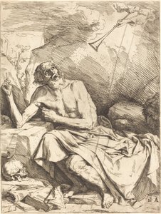 Den helige Jerome som hör den sista domens trumpet av Jusepe de Ribera