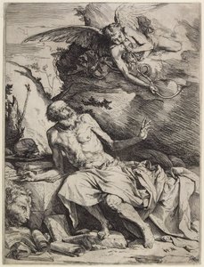 Den helige Jerome höra den sista domens trumpet, ca. 1621 av Jusepe de Ribera