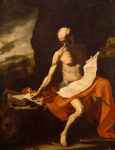 Sankt Hieronymus i vildmarken av Jusepe de Ribera