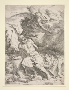 Saint Hieronymus med ängeln av Jusepe de Ribera
