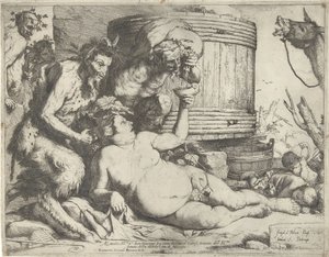 Silenus vid vintunnan av Jusepe de Ribera