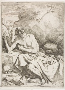 St. Hieronymus som hör den sista domens trumpet av Jusepe de Ribera